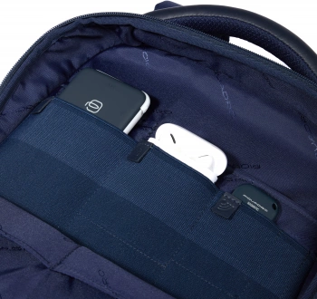 Рюкзак Piquadro Orion CA6620S136/BLU синий ткань/натур.кожа