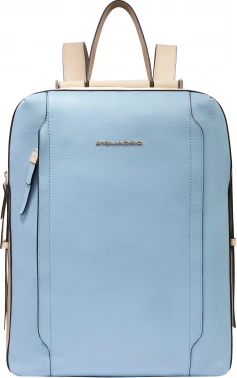 Рюкзак женский Piquadro Circle CA4576W92/AZBE2 бежевый/голубой кожа