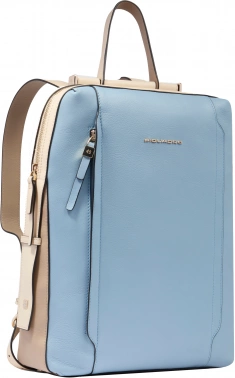 Рюкзак женский Piquadro Circle CA4576W92/AZBE2 бежевый/голубой кожа