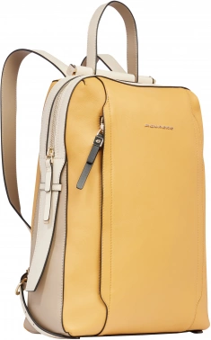 Рюкзак женский Piquadro Circle CA4576W92/GBE желтый/бежевый кожа