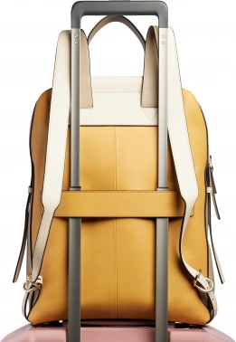 Рюкзак женский Piquadro Circle CA4576W92/GBE желтый/бежевый кожа