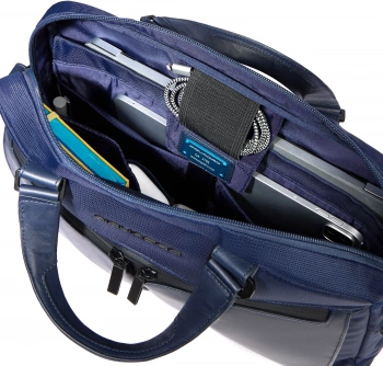 Деловая сумка Piquadro Orion CA6623S136/BLU с отделением для ноутбука 14