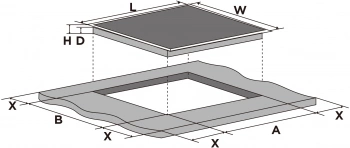 Индукционная варочная поверхность Midea MIH65783F