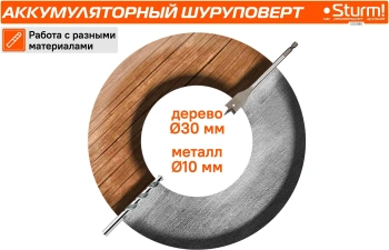 Дрель-шуруповерт Sturm! CD2080