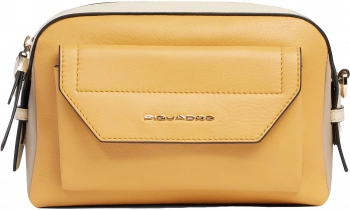 Сумка женская Piquadro Circle BD6468W92/GBE желтая/бежевая натур.кожа