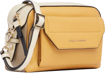 Сумка женская Piquadro Circle BD6468W92/GBE желтая/бежевая натур.кожа