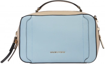Сумка женская Piquadro Circle BD6656W92/AZBE2 голубая/бежевая натур.кожа