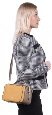 Сумка женская Piquadro Circle BD6656W92/GBE желтая/бежевая натур.кожа