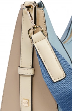 Сумка женская Piquadro Circle BD6657W92/AZBE2 голубая/бежевая натур.кожа