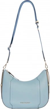 Сумка женская Piquadro Circle BD6657W92/AZBE2 голубая/бежевая натур.кожа