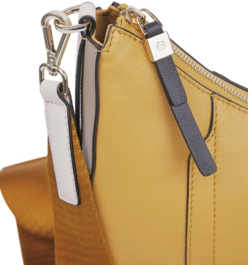 Сумка женская Piquadro Circle BD6657W92/GBE желтая/бежевая натур.кожа