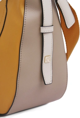 Сумка женская Piquadro Circle BD6657W92/GBE желтая/бежевая натур.кожа