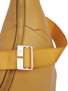 Сумка женская Piquadro Circle BD6658W92/GBE желтая/бежевая натур.кожа