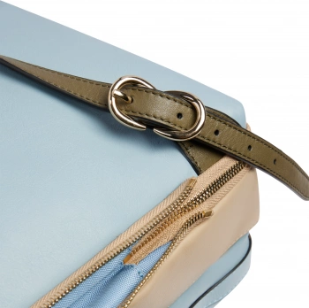 Рюкзак женский Piquadro Circle CA6216W92/AZBE2 голубой/бежевый кожа