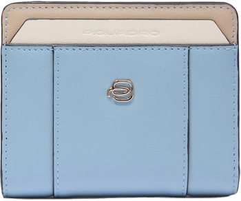 Кошелек женский Piquadro Circle PD6660W92R/AZBE2 голубой/бежевый натур.кожа