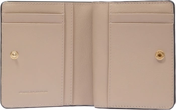 Кошелек женский Piquadro Circle PD6660W92R/AZBE2 голубой/бежевый натур.кожа