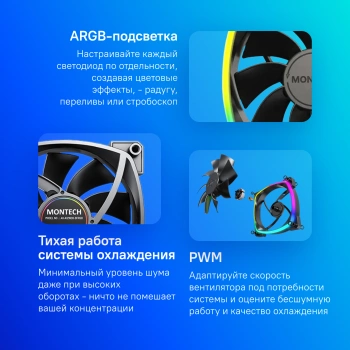 Вентилятор для корпуса Montech  RX120