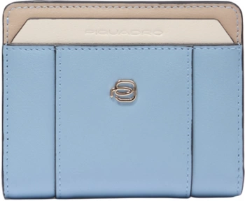 Чехол для кредитных карт Piquadro Circle PP5910W92R/AZBE2 голубой/бежевый натур.кожа