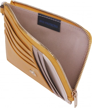 Чехол для кредитных карт Piquadro Circle PP5910W92R/GBE шафрановый/бежевый натур.кожа