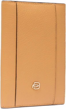 Обложка для паспорта Piquadro Circle PP6340W92R/GBE шафрановый/бежевый натур.кожа
