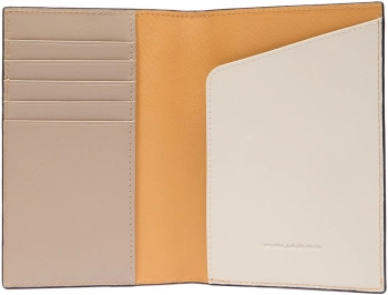 Обложка для паспорта Piquadro Circle PP6340W92R/GBE шафрановый/бежевый натур.кожа