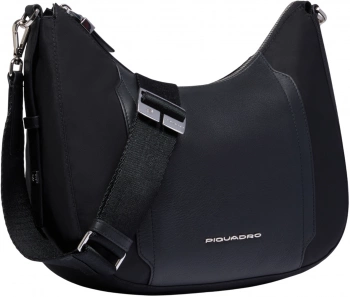 Сумка женская Piquadro Lyra BD6657W92T/N черная ткань/натур.кожа