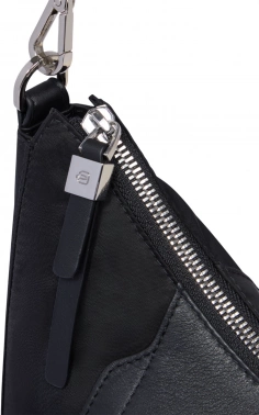 Сумка женская Piquadro Lyra BD6657W92T/N черная ткань/натур.кожа