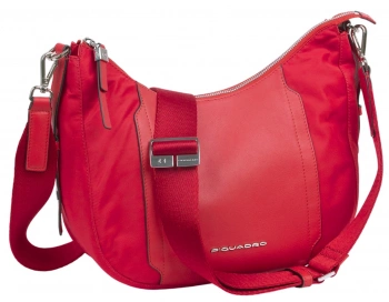 Сумка женская Piquadro Lyra BD6657W92T/R красная ткань/натур.кожа