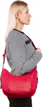 Сумка женская Piquadro Lyra BD6657W92T/R красная ткань/натур.кожа