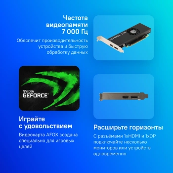 Видеокарта Afox PCI-E 3.0  AF1050-4096D5L4