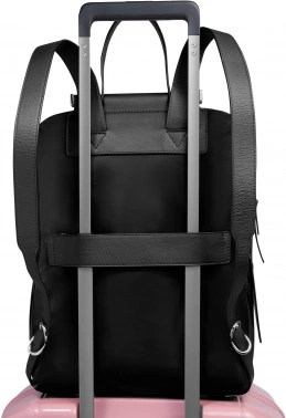 Рюкзак женский Piquadro Lyra CA4576W92T/N черный ткань/натур.кожа