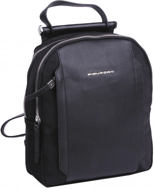 Рюкзак женский Piquadro Lyra CA5566W92T/N черный ткань/натур.кожа