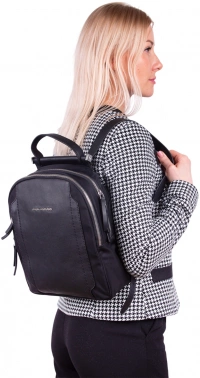 Рюкзак женский Piquadro Lyra CA5566W92T/N черный ткань/натур.кожа