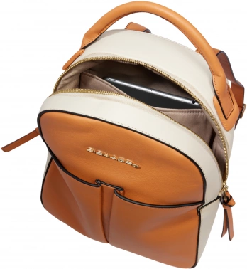 Рюкзак женский Piquadro Ashley CA6454W134/AR охра/бежевый кожа