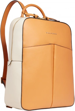Рюкзак женский Piquadro Ashley CA6455W134/AR охра/бежевый кожа/натур.кожа