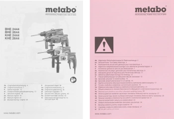 Перфоратор Metabo BHE 2444