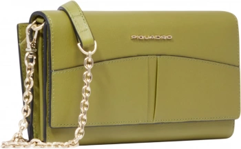 Кошелек женский Piquadro Ashley PD6463W134R/VE оливковый натур.кожа