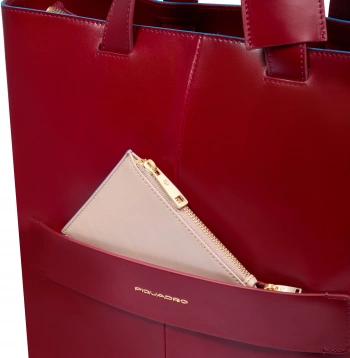 Деловая сумка женская Piquadro Blue Square BD6679B2/R с отделением для ноутбука 14