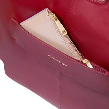 Деловая сумка женская Piquadro Blue Square BD6680B2/R с отделением для ноутбука 15.6