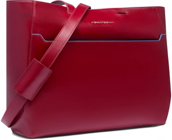 Деловая сумка женская Piquadro Blue Square BD6680B2/R с отделением для ноутбука 15.6