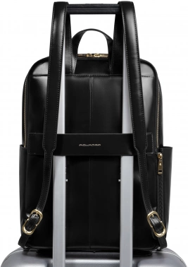 Рюкзак женский Piquadro Blue Square CA6678B2/N черный кожа