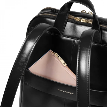 Рюкзак женский Piquadro Blue Square CA6678B2/N черный кожа