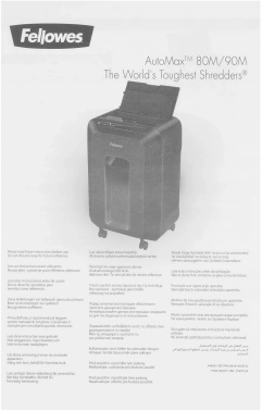 Шредер Fellowes AutoMax 80М