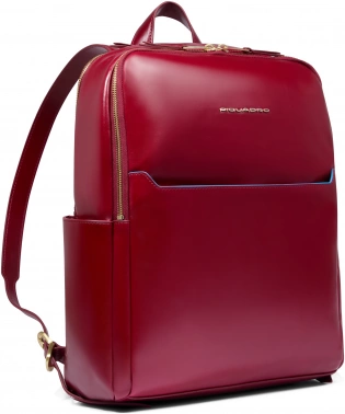 Рюкзак женский Piquadro Blue Square CA6678B2/R красный кожа