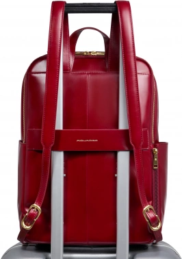 Рюкзак женский Piquadro Blue Square CA6678B2/R красный кожа