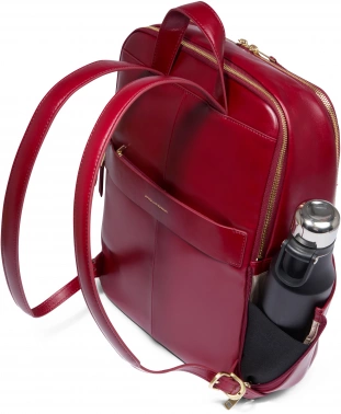 Рюкзак женский Piquadro Blue Square CA6678B2/R красный кожа