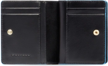 Кошелек женский Piquadro Blue Square PD6660B2R/N черный натур.кожа