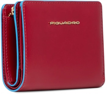Кошелек женский Piquadro Blue Square PD6660B2R/R красный натур.кожа