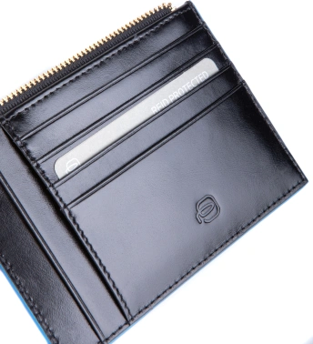 Кошелек женский Piquadro Blue Square PP6659B2R/N черный натур.кожа