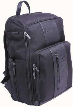 Рюкзак Piquadro Brief2 CA6648BR2/N черный нейлон/натур.кожа